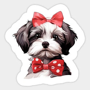 Fancy Havanese Dog Sticker